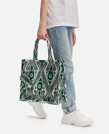 Шелковый (Бахмаль) тоут Grand (L) SMARAGDUS SOMNIA! (Ловец изумрудных снов!) SMARAGDUS SOMNIA!/L